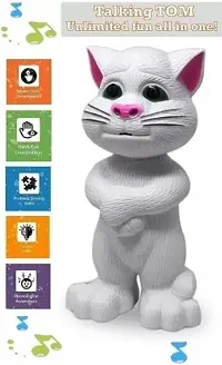 Talking Tom Cat Toy Robot Cat for Kids Speaking Repeats What You Say - Best Gift-thumb2