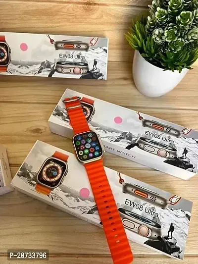 Ultra Seris 8 Smart Watch T800 Ultra Men Two Watch Smartwatch Bluetooth Call Wireless Charge Fitness Bracelet (Orange)  T-800 Ultra smartwatch