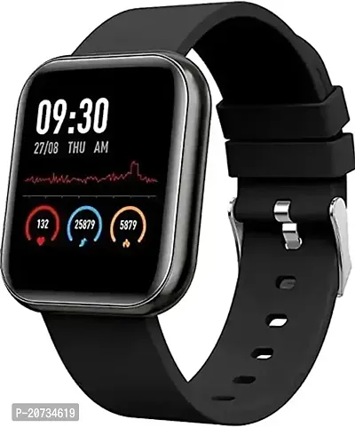Smart Watch for Men Smartwatch ID116 Bluetooth Smart Fitness Band Watch with Heart Rate Activity Tracker Waterproof Body, Step and Calorie Counter, Blood Pressure,Activity Tracker-thumb0