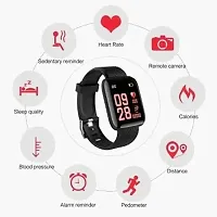 Smart Watch for Men Smartwatch ID116 Bluetooth Smart Fitness Band Watch with Heart Rate Activity Tracker Waterproof Body, Step and Calorie Counter, Blood Pressure,Activity Tracker-thumb1