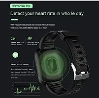 ID-116 Smartwatch for Mens Womens Boys Girls, Bluetooth Smart Fitness Band Watch with Heart Rate Activity Tracker Step  Sports Activity Tracker Smart Watch for Men  Women-thumb3