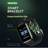 ID-116 Smartwatch for Mens Womens Boys Girls, Bluetooth Smart Fitness Band Watch with Heart Rate Activity Tracker Step  Sports Activity Tracker Smart Watch for Men  Women-thumb1