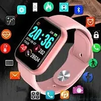 Smart Watch Fitness Band Smart Watch- Y68 D20 Water Proof Smart Watches SpO2 Full Touch Smartwatch with Workout Modes, Heart Rate Tracking, Sports Smart Watch for All Boys  Girls  Women-thumb1