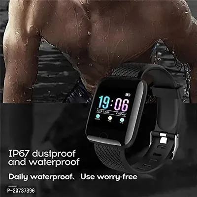 Smart Watch Id-116 Bluetooth Smartwatch Wireless Fitness Band for Boys, Girls, Men, Women  Kids | Sports Gym Watch for All Smart Phones I Heart Rate and spo2 Monitor-thumb4