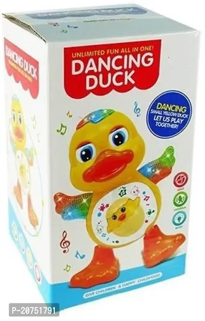 Dancing Duck Toy with Real Dancing Action  Music Flashing Lights, Multi Colornbsp;nbsp;(Multicolor)-thumb3