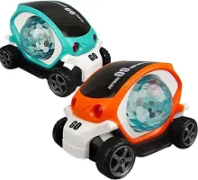 Future Musical  Flashing Light Stunt Car Toy for Kids-thumb1
