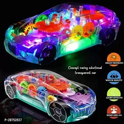 Transparent Electronic Car with Colorful Light and Music-Bump-thumb3