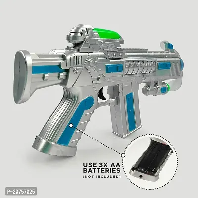 Musical Space Toy Gun for Kids|with Laser Light Colorful 3DLight Effects  Music-thumb2