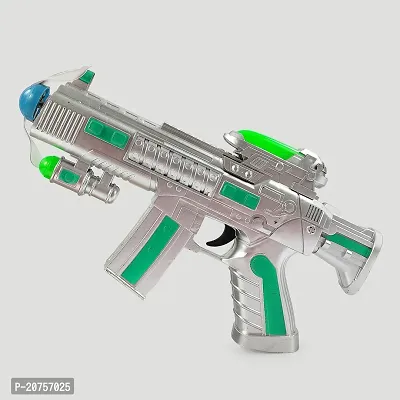 Musical Space Toy Gun for Kids|with Laser Light Colorful 3DLight Effects  Music-thumb3