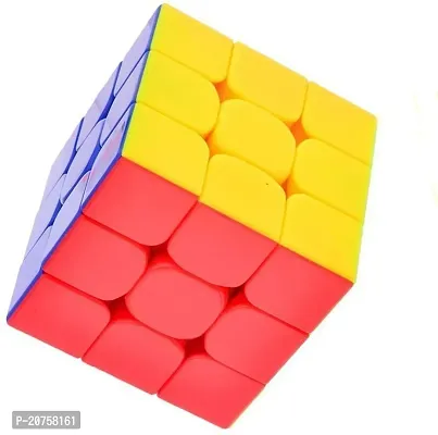 High Speed Stickerless 3x3 Magic Cube Puzzle Game Toy-thumb2