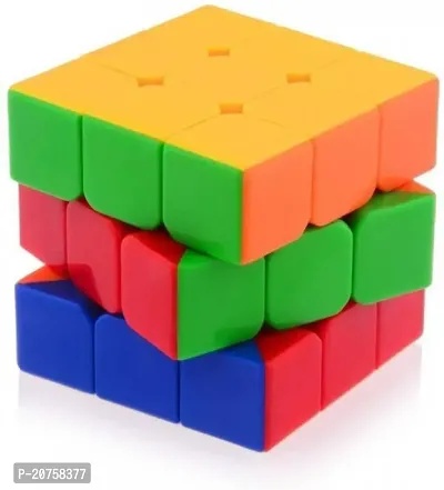 3x3x3 Speed Cube Stickerless  (1 Pieces)-thumb0