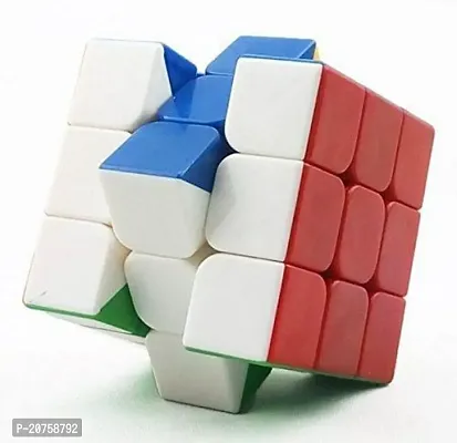 High Speed Stickerless 3x3 Magic Cube Puzzle Game Toy (1 Piece)-thumb3