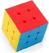 3X3X3 High Speed Smooth Magical Sticker less Cube | Puzzle | Toys | JKTCC0015-thumb1