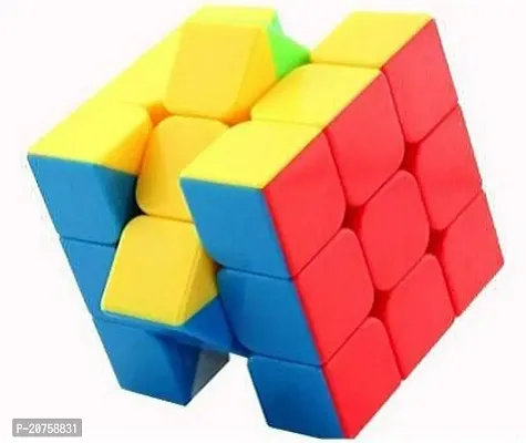3X3X3 High Speed Smooth Magical Sticker less Cube | Puzzle | Toys | JKTCC0015-thumb3