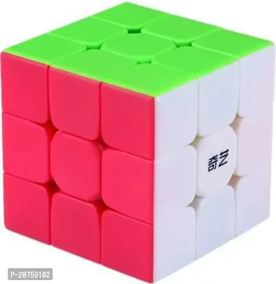 Speed cube 3x3 cube high speed stickerless magic cube 3x3x3 brainstorming puzzle cube game toy-thumb0
