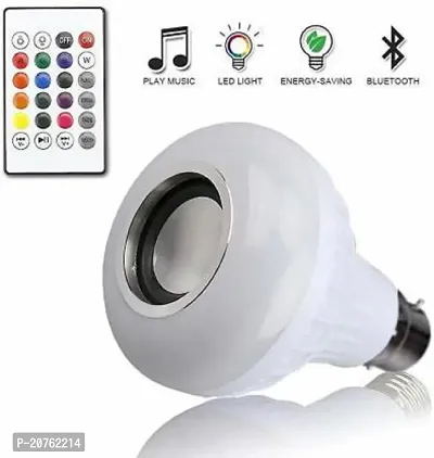 LED Bulb with Bluetooth Speaker Music Light Bulb + RGB Light Ball Bulb Colorful Lamp with Remote Control for Home, Bedroom, Living Room, Party (Compatible for All Device)-thumb0