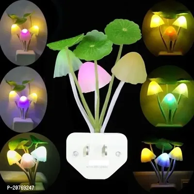 RRW Magic Mushroom LED Night Lamp with Plug Smart Sensor-thumb3