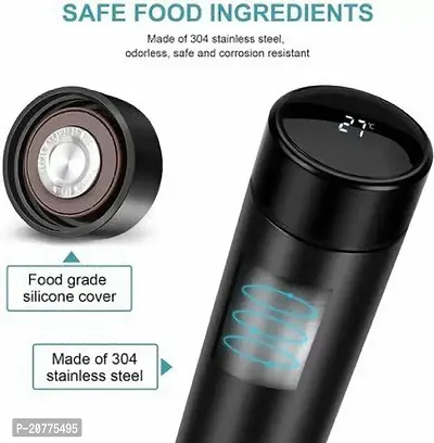Stainless Steel Insulated Hot  Cold Thermos Bottle with Temperature Display-thumb3