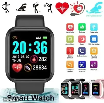D20 Smart Watch Men Heart Rate and Blood Pressure Monitor Waterproof Sports Fitness Bracelet Bluetooth Smart Bracelet