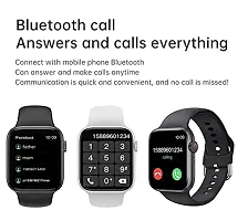 i8 Pro Max Touch Screen Bluetooth Calling Smartwatch with Activity Tracker Compatible with All 3G/4G/5G Android  iOS Smartphones-thumb1