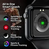 i8 Pro Max Touch Screen Bluetooth Smartwatch with Activity Tracker Compatible with All 3G/4G/5G Android iOS Smartphones Built Mic Speaker IP68 Rating-thumb1