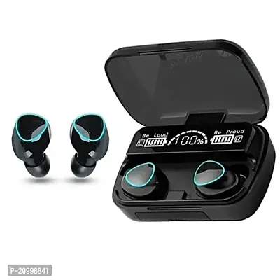 M10/M19/T2 True Wireless Earbuds, TWS Earbuds With Power Bank, Bluetooth 5.1 150hrs Playtime, IPX7 Sweat-Proof, 2200MAH Battery with Fast Charging, Bulit-in Mic with Deep Bass (Powerm M10)-thumb2