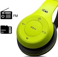 BestSound Latest P47 With Mic With 6 Hour Battery Backup Bluetooth Headsetnbsp;nbsp;(Green, On the Ear)-thumb1