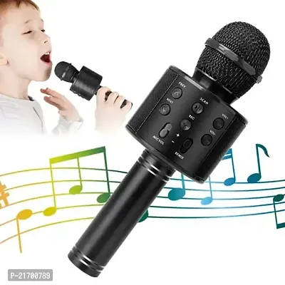 Wireless Bluetooth Karaoke Microphone, 5-in-1 Portable Handheld Karaoke Mic-thumb0