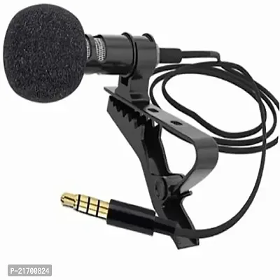 Collar Mic 3.5mm Clip-on Mini Lapel Lavalier Microphone for ALL MOBILE Device.-thumb0