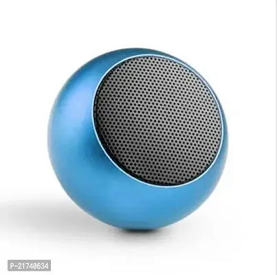 Wireless Bluetooth Mini M3 Boost Metal Portable Speaker 5 W Bluetooth Speakernbsp;nbsp;(Black, Blue, Stereo Channel)-thumb0