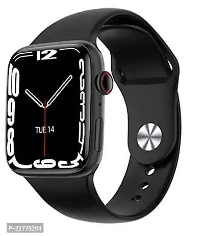T500, Smart Watch Fitness Band 44mm Black Color Touch Screen for ANDROID and IOS, Black Strap with Bluetooth Calling-thumb2