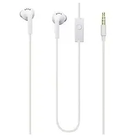 Ear Headphone for Samsung Galaxy S6 Edge in The Earphone/Headphone/Handfree/Headset with Mic/3.5mm Jack and Original Earphone Like Performance Best Sound Earphones - White by Vikefon-thumb1