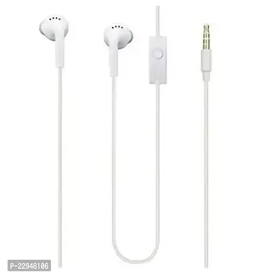 Ear Headphone for Samsung Galaxy S6 Edge in The Earphone/Headphone/Handfree/Headset with Mic/3.5mm Jack and Original Earphone Like Performance Best Sound Earphones - White by Vikefon-thumb2