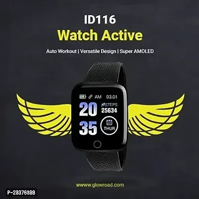 ID116 Smart Bracelet Fitness Tracker Color Screen Smart Watch Heart Rate Blood Pressure Pedometer-thumb0