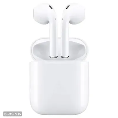 X Pulse i12 tws earpods Bluetooth Headset 91 Bluetooth Headset  (White, True Wireless)-thumb0