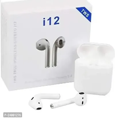 I12 TWS Wireless Earphone Bluetooth 5.0 Touch Eauds Headset With Charger Box-thumb2