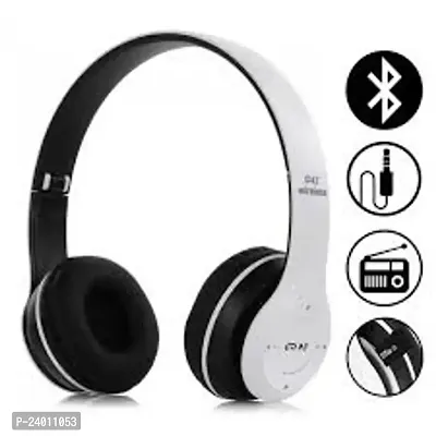P47 Wireless Headphones with Stereo Memory Card Support Bluetooth Headset-thumb0