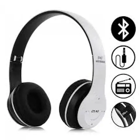 P47 Wireless Bluetooth On Ear Headphone with Mic