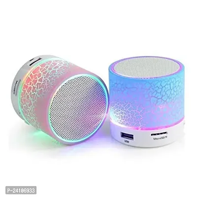 U.S.Traders LED Bluetooth Mini Speakers with Hands-free Calling-thumb0
