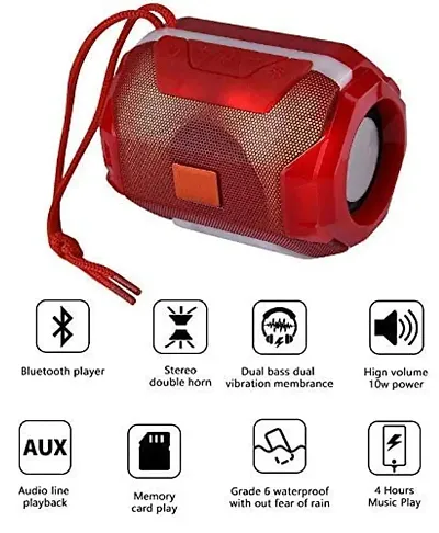 Dolby sound Bass With Disco Color Change Light In Built Wireless Bluetooth Speaker