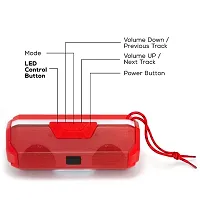 Portable Bluetooth Speaker with DJ Light USB/Micro SD Card/AUX Multimedia Speaker System Super Bass-thumb1