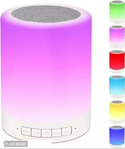 Touch Lamp, Portable Bluetooth Speaker Hifi, With Smart Colour Changing Touch Control, Usb Rechargeable, Tws - Multi Colour Pack Of 1
