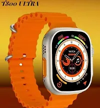 8 Smart Watch T800 Ultra Men Two Watch NFC Door Unlock Smartwatch Bluetooth Call Wireless Charge Fitness Bracelet (Orange)-thumb2