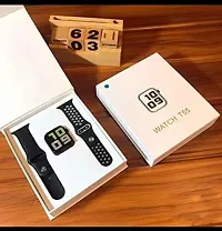T55 Series 7 Smart Watch with Bluetooth Calling, Extra Straps, Heart Rate Monitor,Fitness Tracker-thumb1