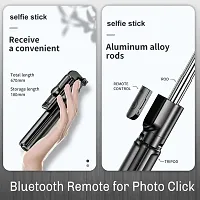 KUBA Portable Bluetooth selfie stick with wireless remote access and extendable tripod stand-thumb1