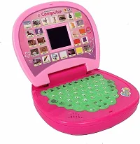 Educational Learning Laptop for Kids with LED Display, Alphabet ABC and 123 Number Learning Computer for Kids (Laptop Pink)-thumb2