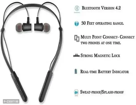 M10 Wireless Rechargeable Earbuds with Clear Sound Quality  Ditital Charging Meter-thumb0
