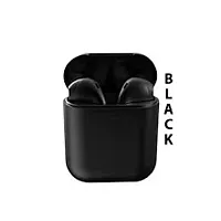 i12 tws earpods Bluetooth Headset EL41 Bluetooth Headset  (Black, True Wireless)-thumb1