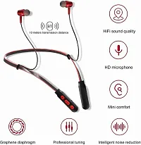 Neckband Bluetooth Headset with HD Sound - sweatproof Sports Earphone-thumb2