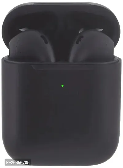 In pods i12 Earphone Stereo v5.0 with Touch Sensor Bluetooth Headset Bluetooth Headset  (Black, True Wireless)-thumb2